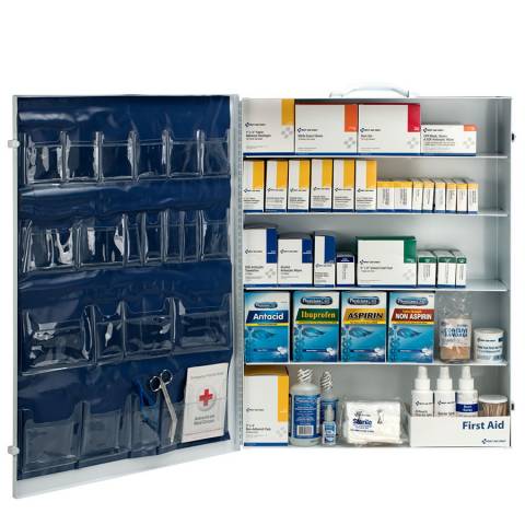 First Aid Only 249OPAC 5-Shelf, 200 Person First Aid Station w/ 22-Pocket Liner