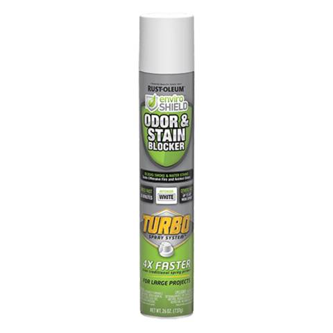 EnviroShield™ 357660 Odor & Stain Blocker with Turbo Spray System® - White, 6/Case