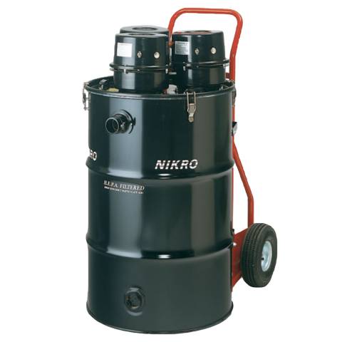 Nikro HD55345 55 Gallon Tri-Motor HEPA Vacuum (Dry)