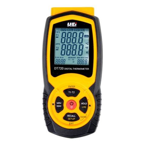 UEi` DT720 2-Channel Differential Thermometer