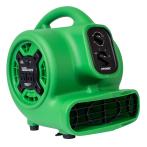 XPOWER P-230AT-Green 1/4 HP 925 CFM Multi-Purpose Mini Mighty Air Mover - Green