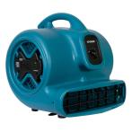 XPOWER P-600A 1/3 HP 2600 CFM 3 Speed Air Mover, Carpet Dryer, Floor Fan, Blower with Built-in GFCI Power Outlets
