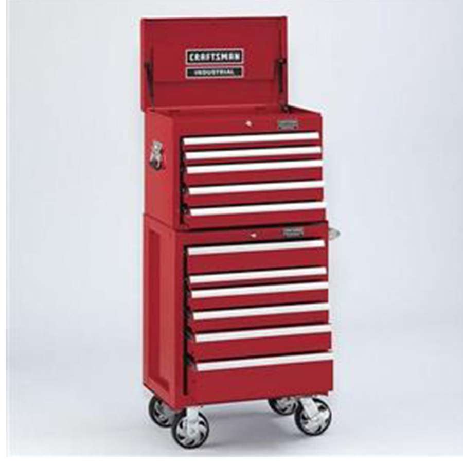 Craftsman Tool Box 26 6 Drawer Heavy-Duty Top Chest Storage Organizer Red  113606 